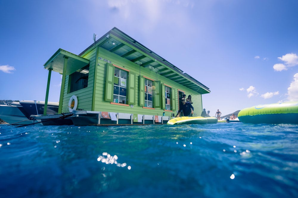 Floating Restaurants Bars and Spa Virgin Islands H2O Luxury Yachts